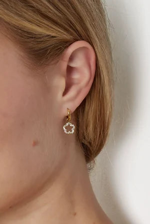 Shimmer Bloom oorbellen