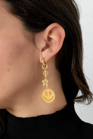 Smiley Flower oorbellen