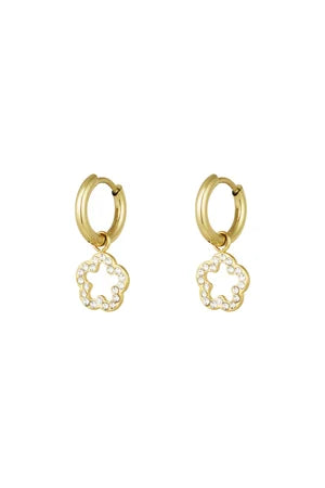 Shimmer Bloom oorbellen
