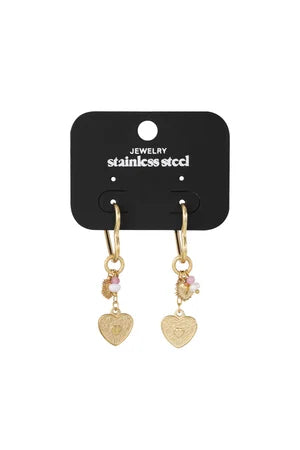 Hart oorbellen