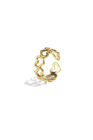 minimalistische ring hart