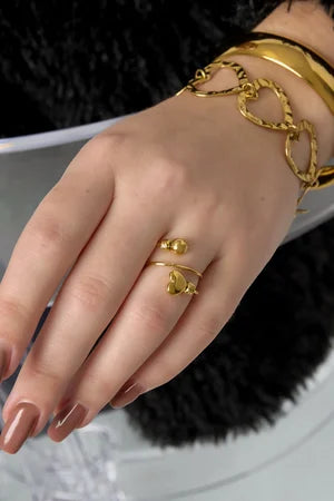 minimalistische ringen hart