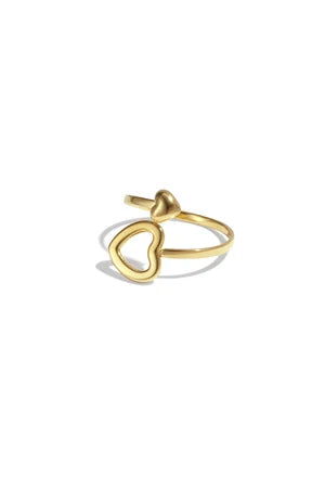 ring open en dicht hart